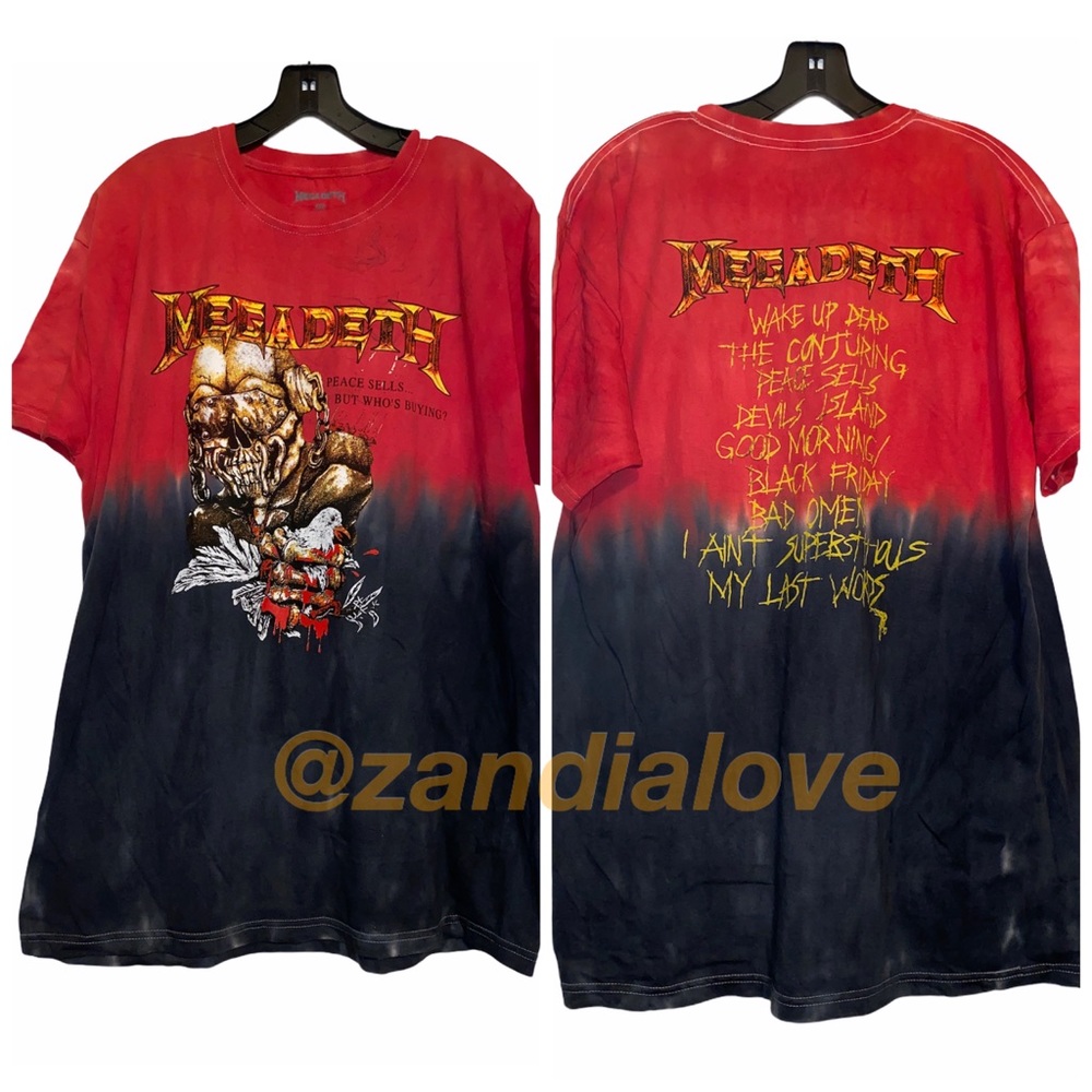 Megadeth peace sells but who’s buying vtg style tee sz L